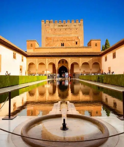 The Court of the Myrtles and Comares Tower